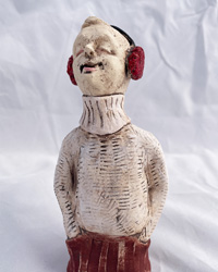 Caroler with Earmuffs